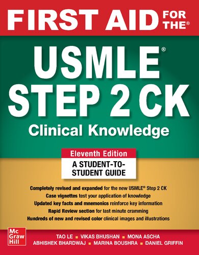 First Aid for the USMLE Step 2 CK 11th Edition