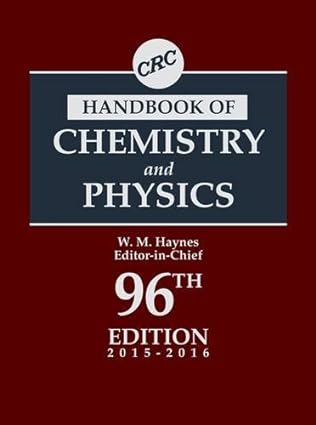 CRC Handbook of Chemistry and Physics 96th Edition