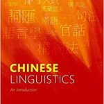 Chinese Linguistics An Introduction