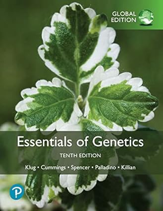 Essentials of Genetics 10th Edition Global Edition