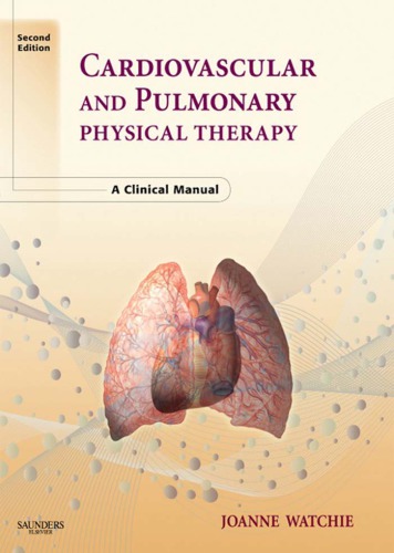 Cardiovascular and Pulmonary Physical Therapy